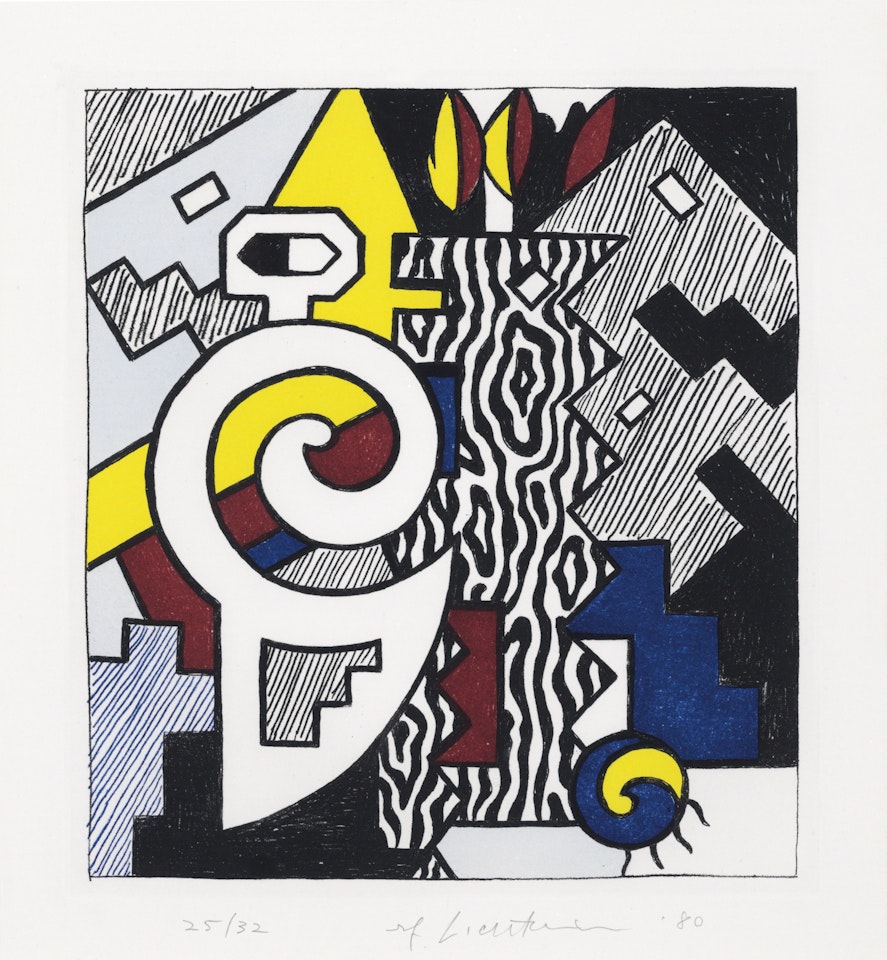 Dancing figures by Roy Lichtenstein