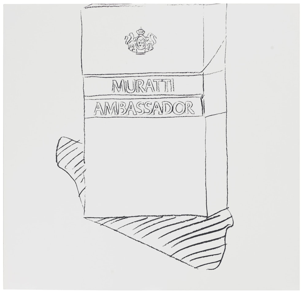 Muratti ambassador cigarettes by Andy Warhol