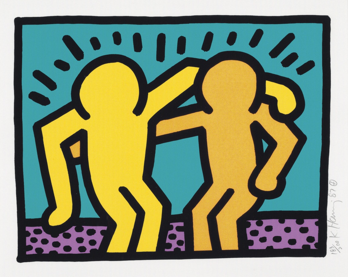 Pop shop i: one plate by Keith Haring