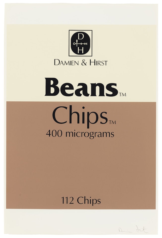 Last supper: two plates by Damien Hirst