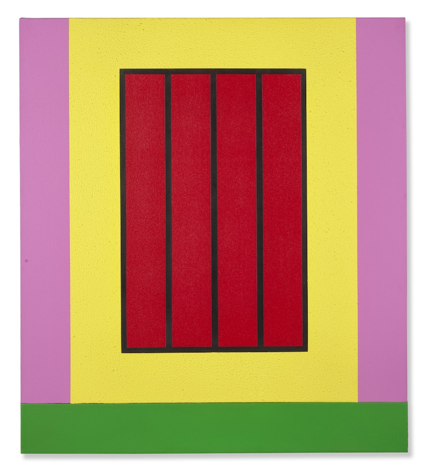 Yellow Prison by Peter Halley