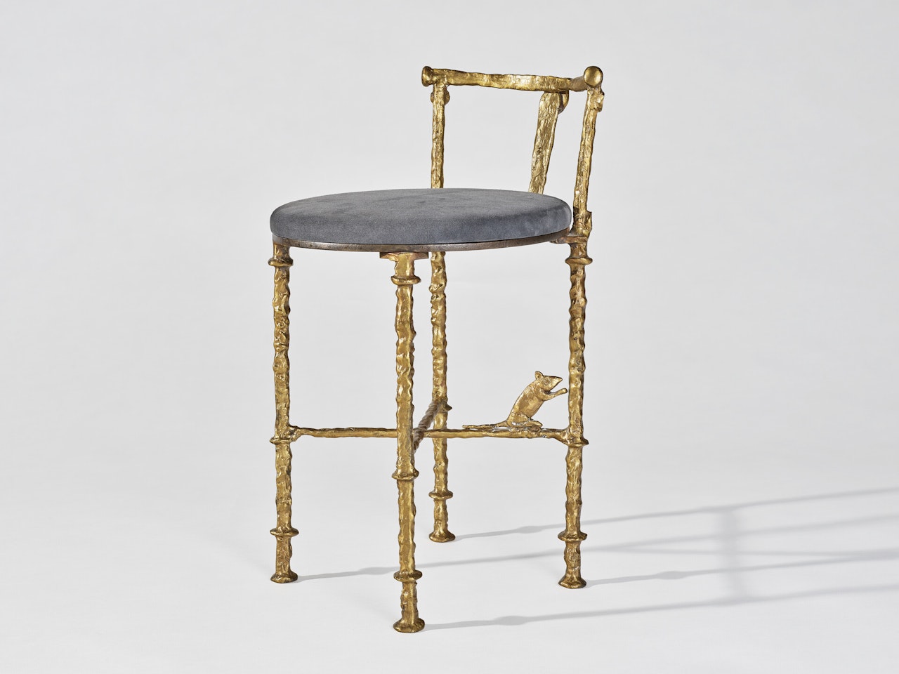 TABOURET DE COIFFEUSE À LA SOURIS, DESIGNED CIRCA by Diego Giacometti