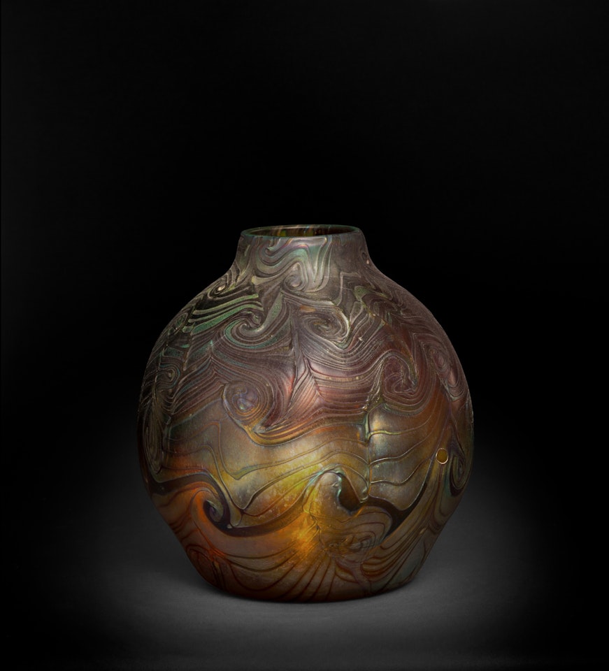 "Aventurine" Vase by Tiffany Studios