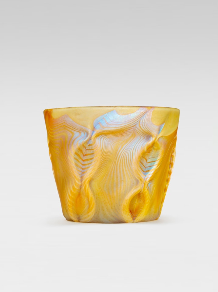 Yellow Vase by Tiffany Studios