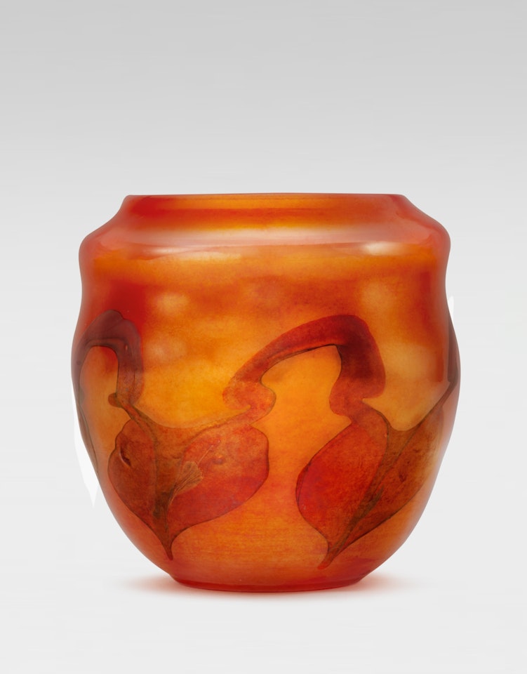 Red Paperweight Vase by Tiffany Studios