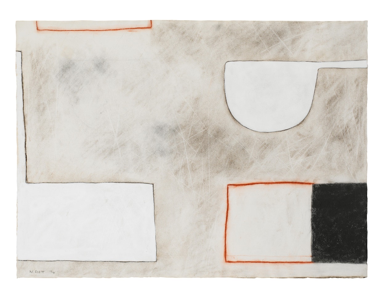 Egypt Series Drawing No. II  by William Scott