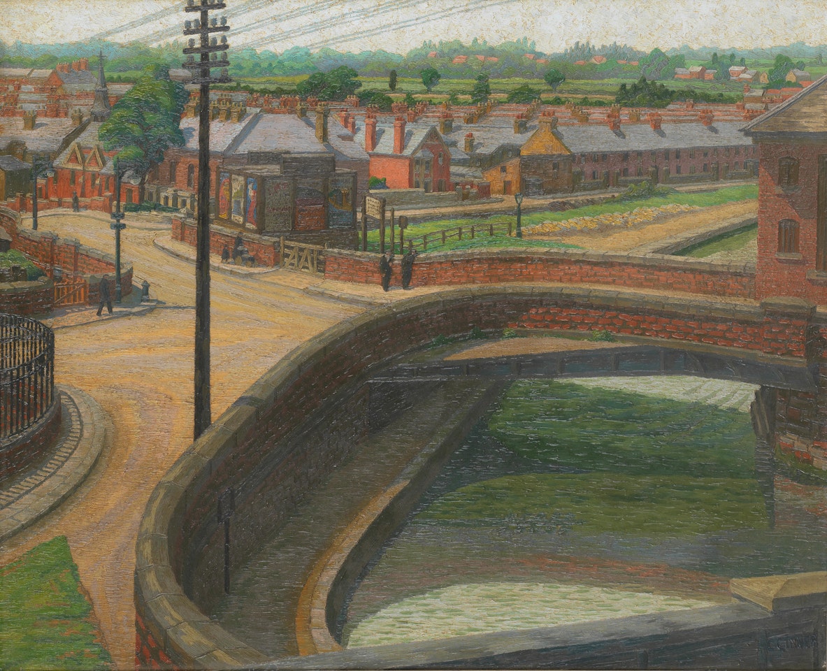Cambrian View, Chester  by Charles Ginner