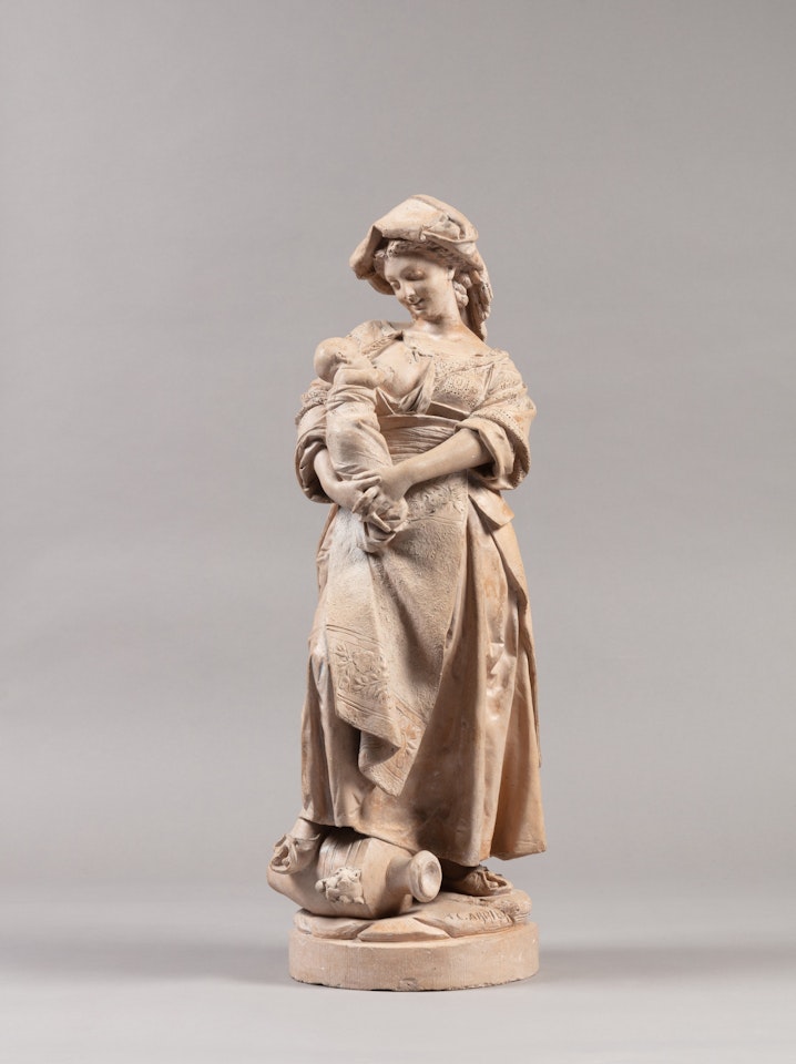 La Nourrice italienne (The Italian nurse) by Albert-Ernest Carrier-Belleuse