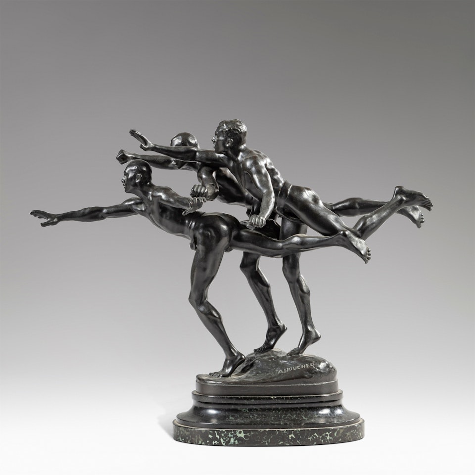 Au but (The Finishing line) by Alfred Boucher