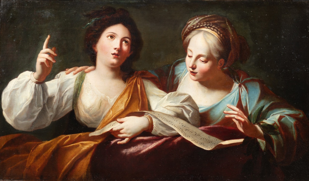 Saint Cecilia by Italian School