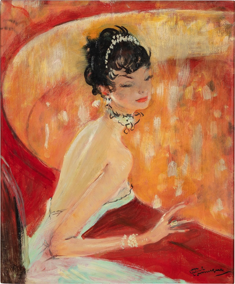 Premier balcon by Jean Gabriel Domergue