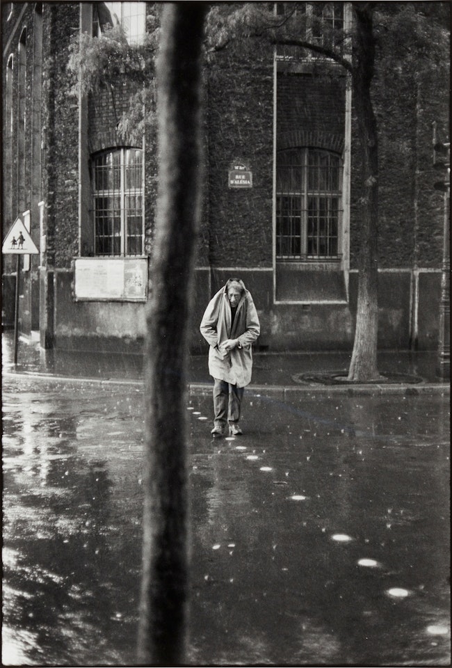 Alberto Giacometti, rue d'Alésia, Paris by Henri Cartier-Bresson