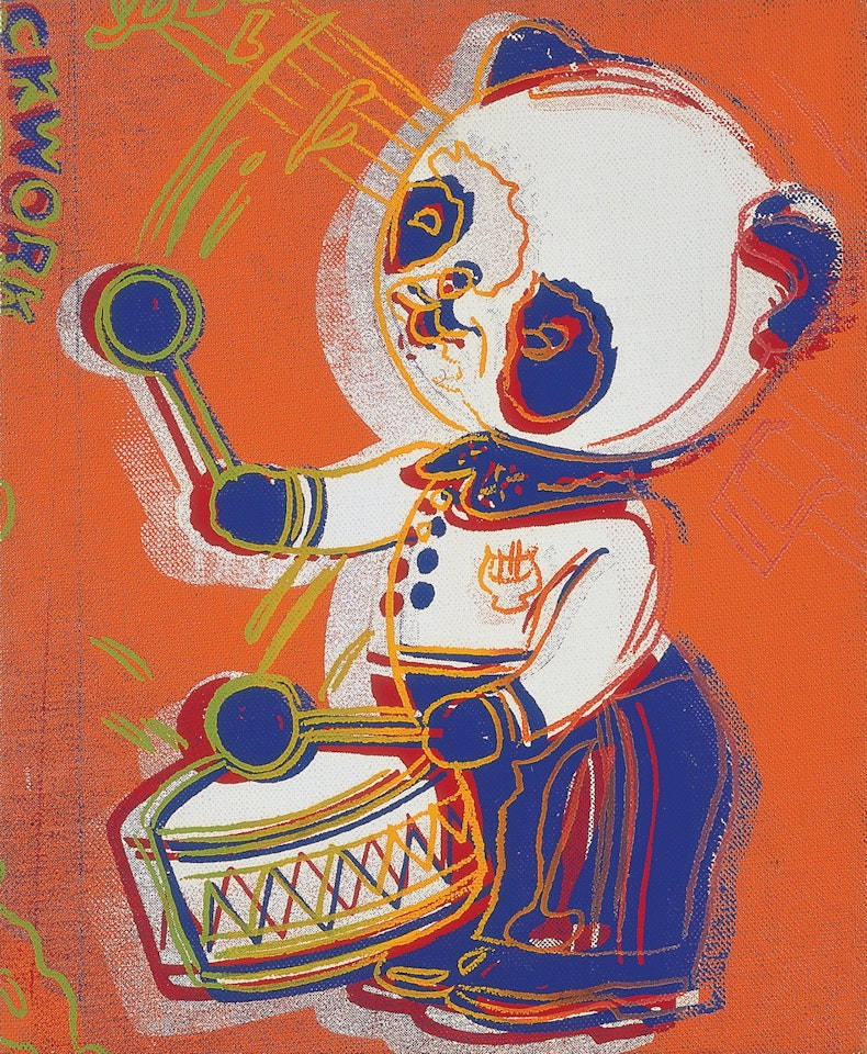 Panda Bear (Toy Painting) by Andy Warhol