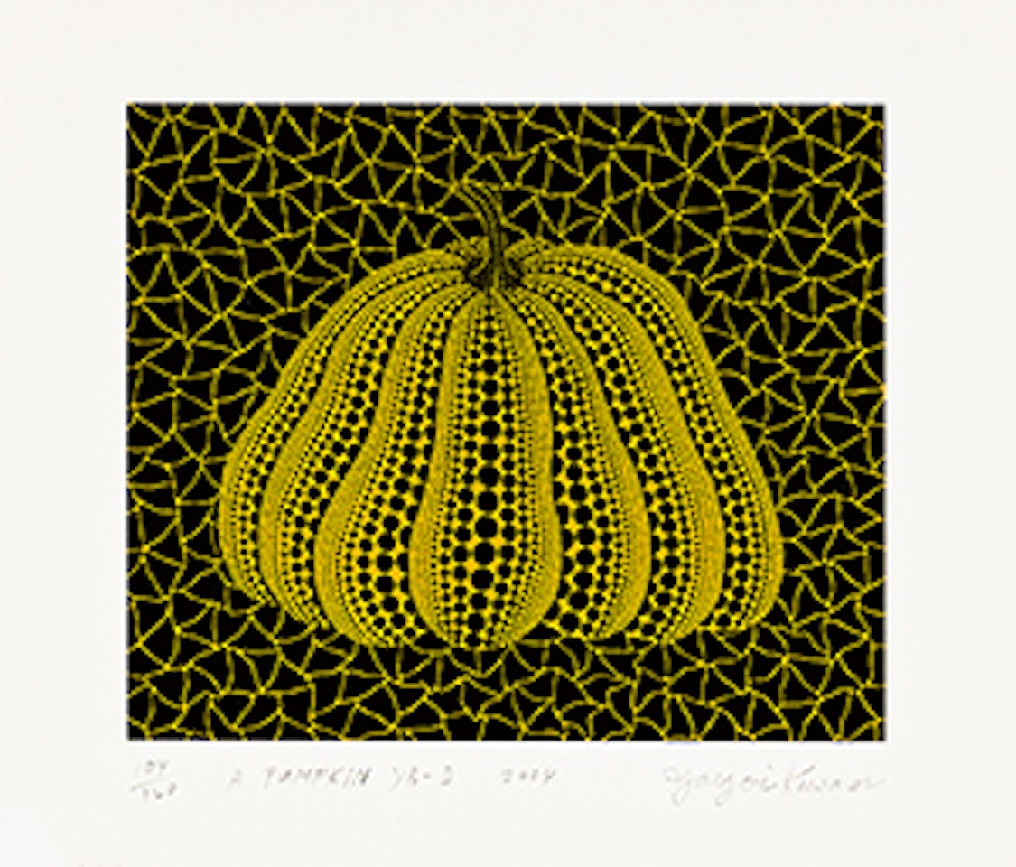 A Pumpkin YB-D by Yayoi Kusama