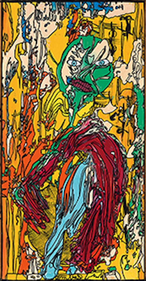 Tête de Verte d’un Monsignore au Féminin by Robert Combas