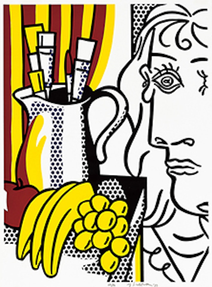 Still Life with Picasso from Homage to Picasso by Roy Lichtenstein