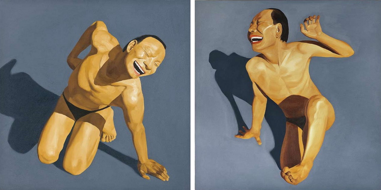 Life (2pcs) by Yue Minjun