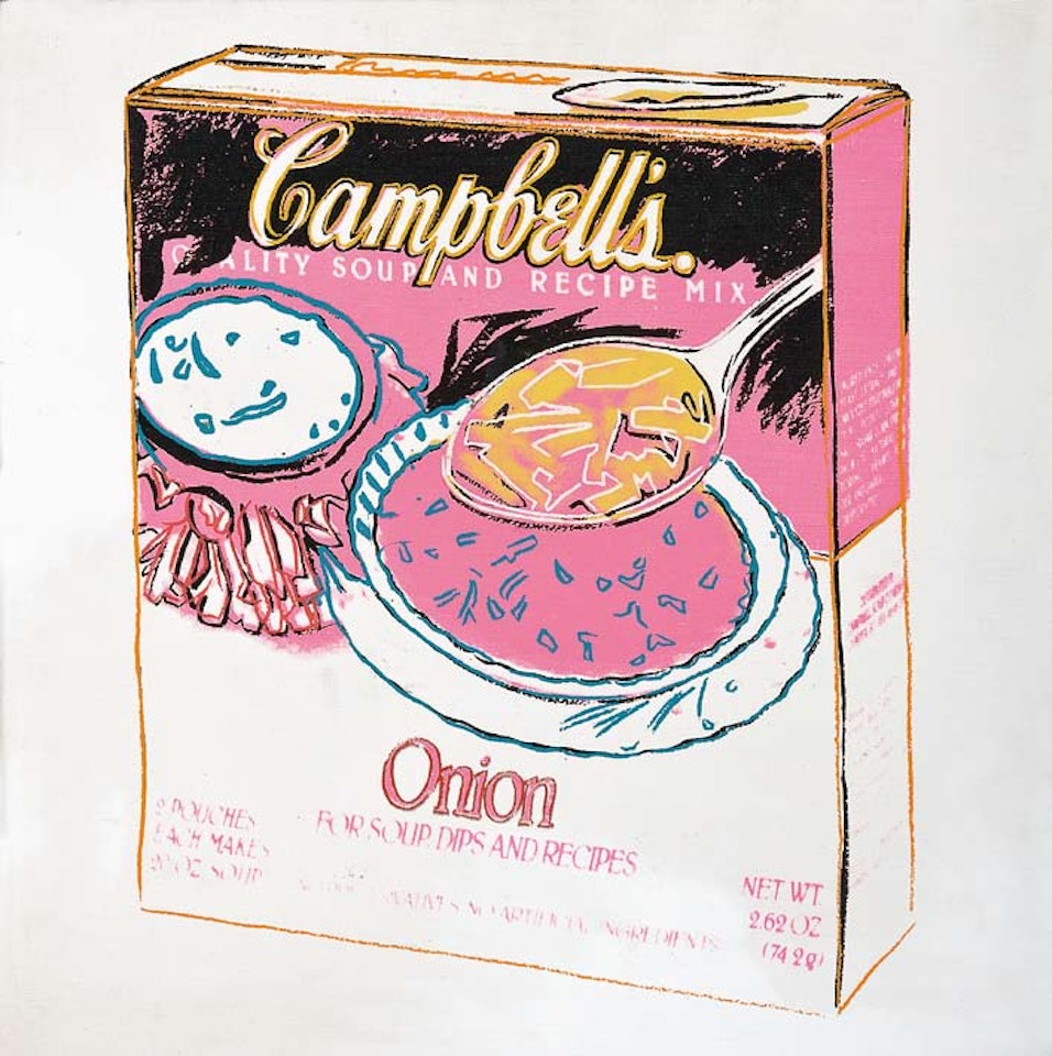 Campbell's Onion Soup Box by Andy Warhol