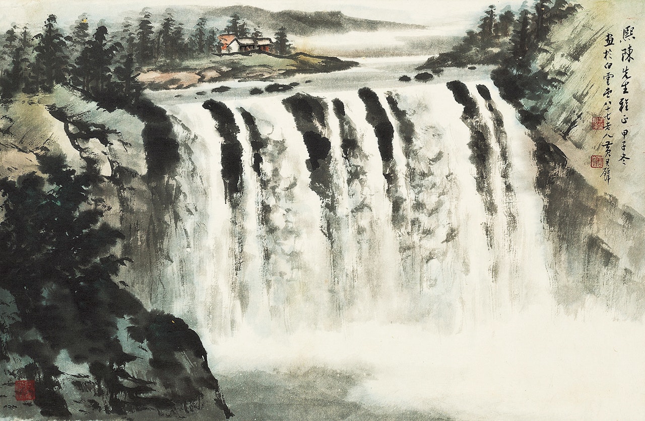 Landscape by Huang Junbi