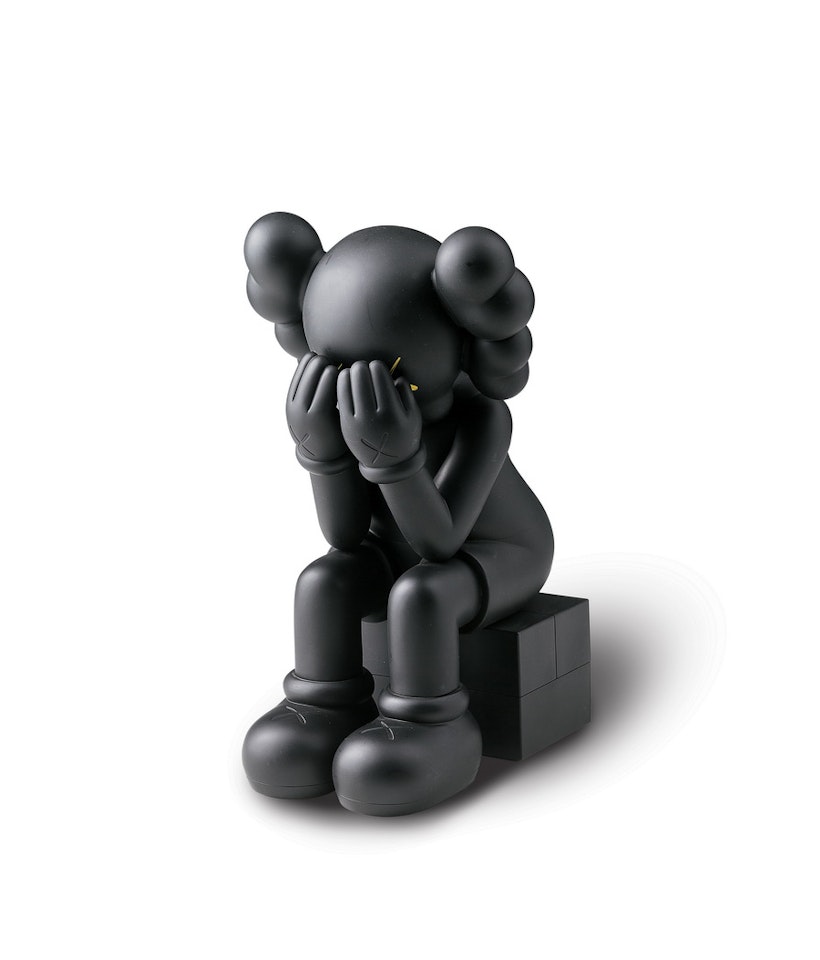 Passing through companion (black) by Kaws
