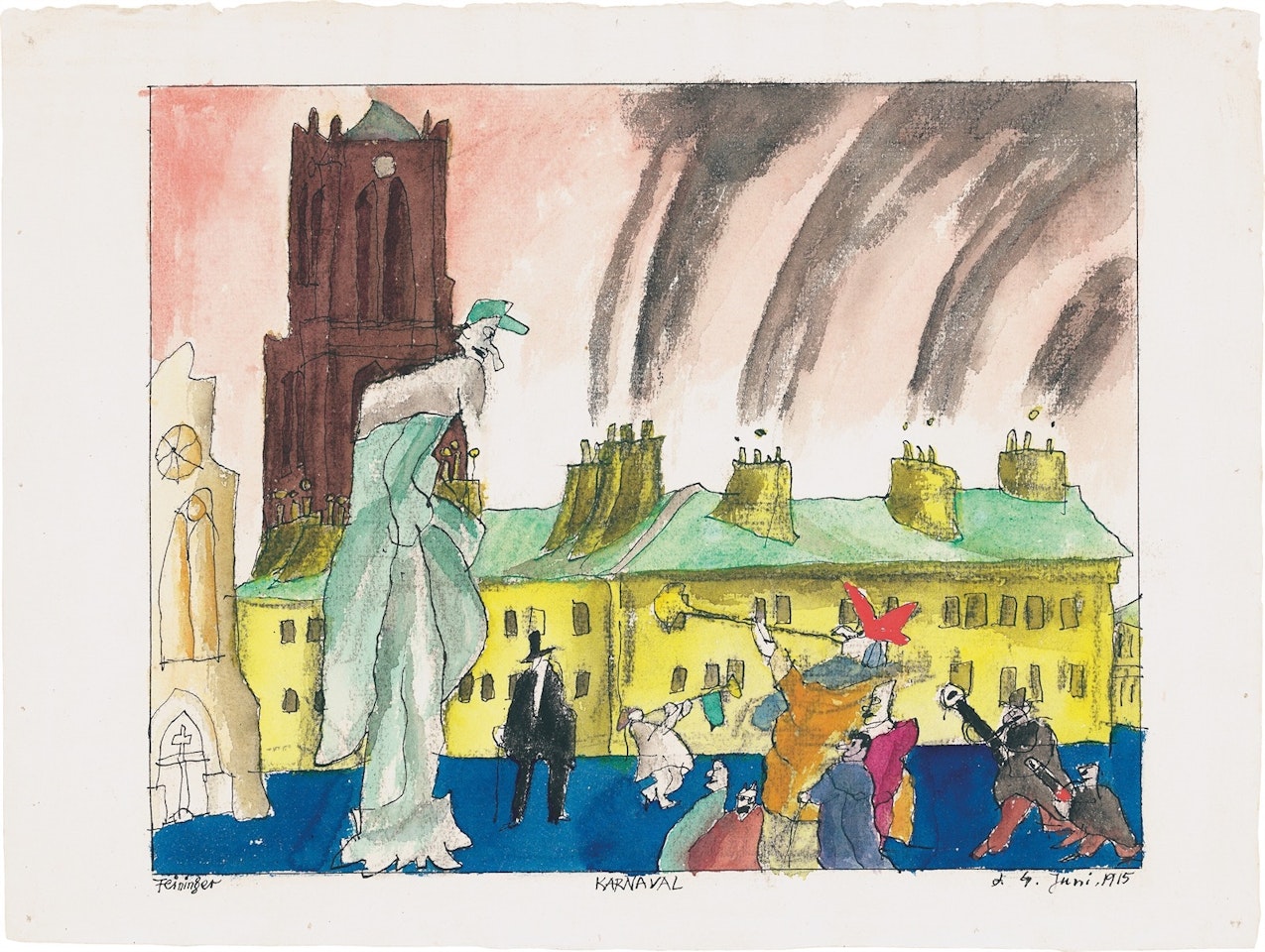 ”KARNAVAL” by Lyonel Feininger