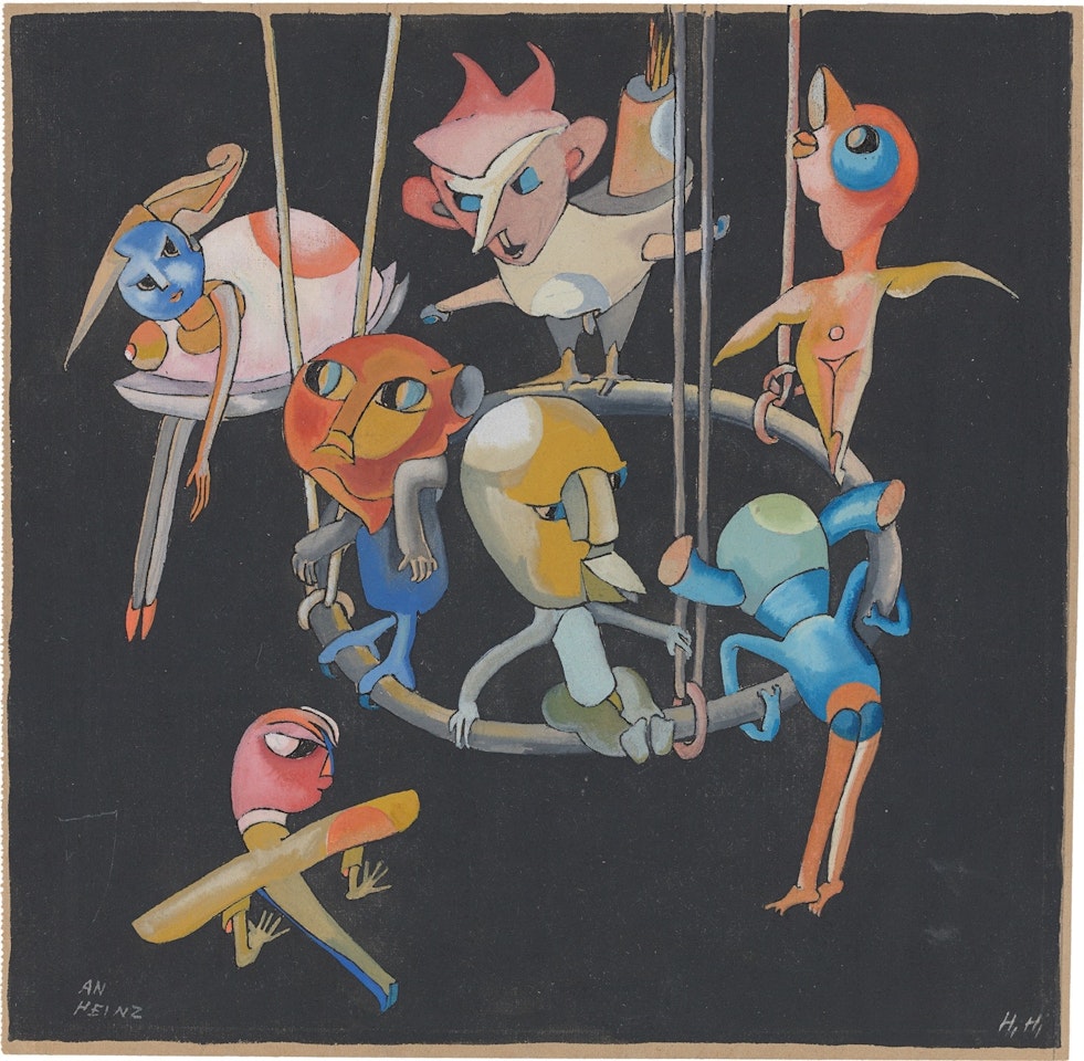 Strange birds by Hannah Höch