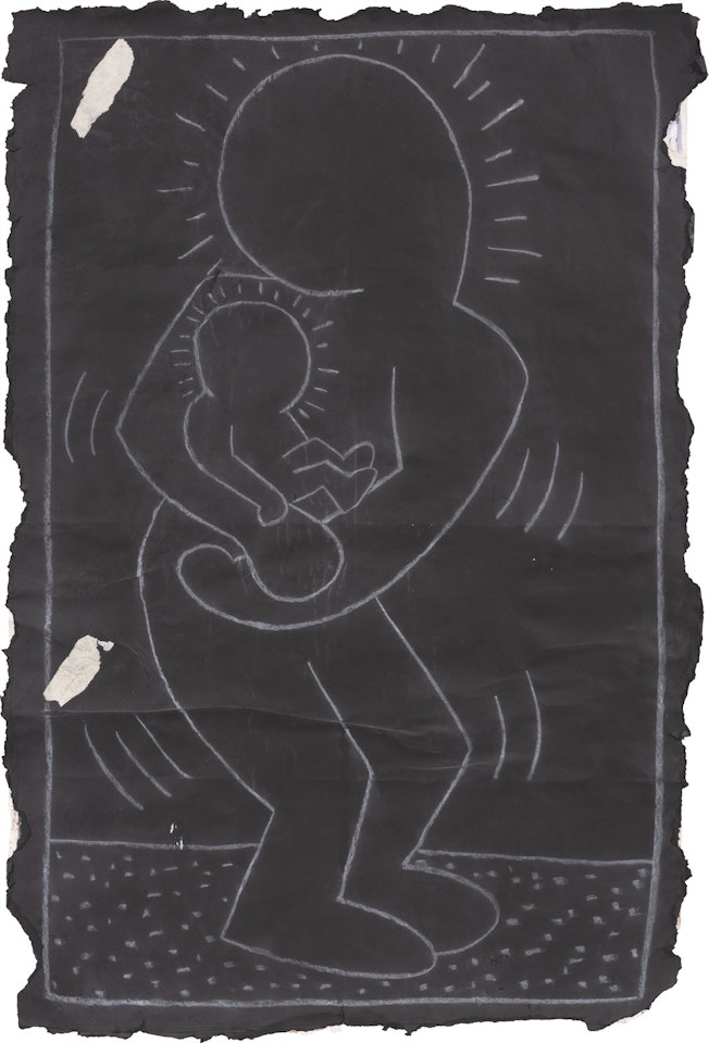 Subway Drawing by Keith Haring