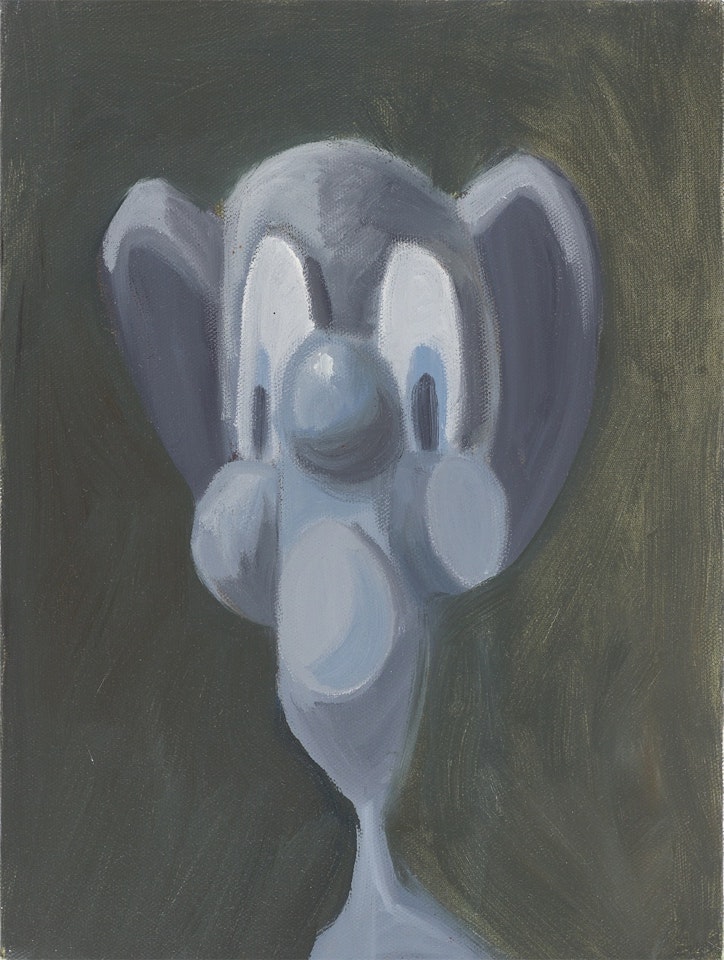 Monochromatic Portrait by George Condo