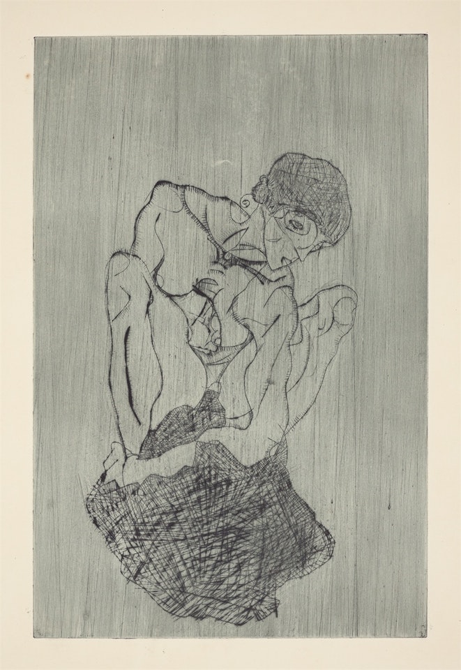 ”Kümmernis” by Egon Schiele