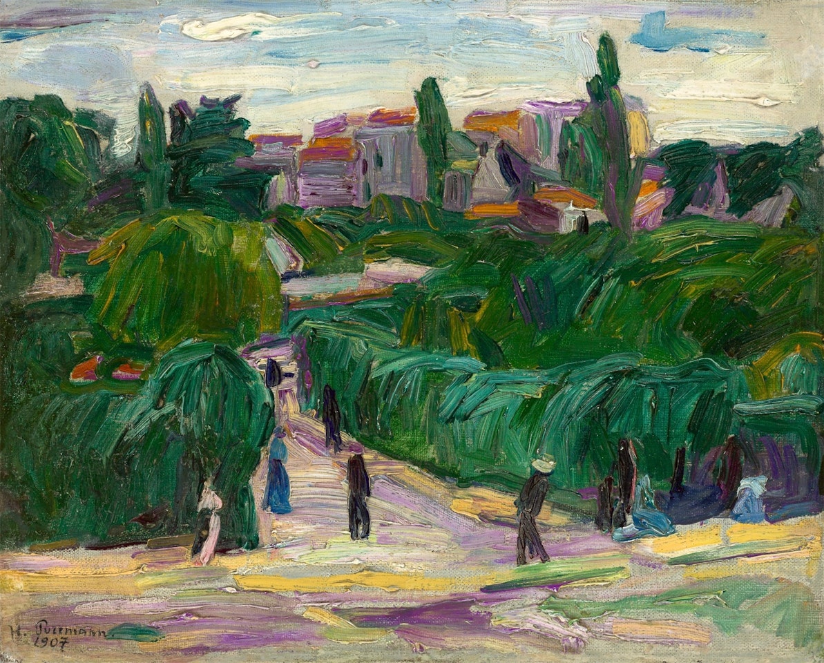 ”Park in Paris” by Hans Purrmann