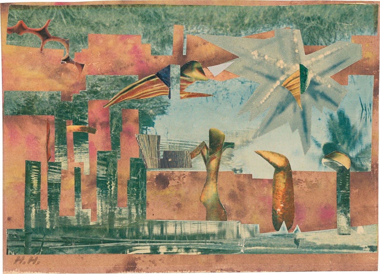 ”Figuren am Teich” by Hannah Höch