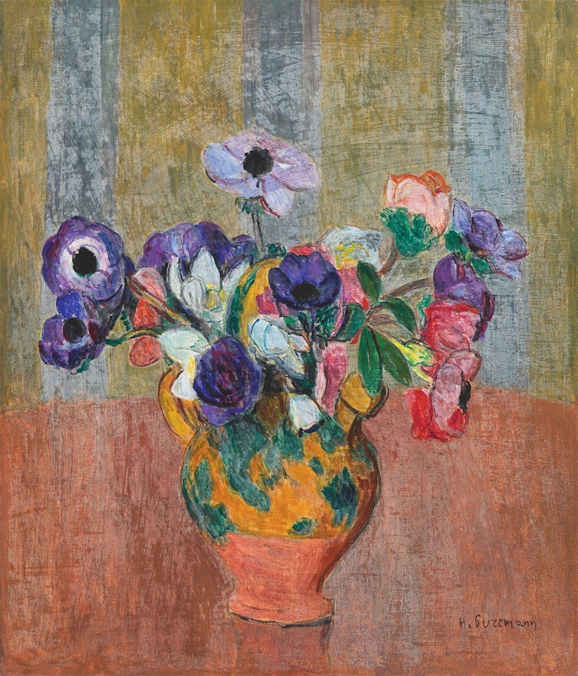 ”Anemonenstrauß” by Hans Purrmann