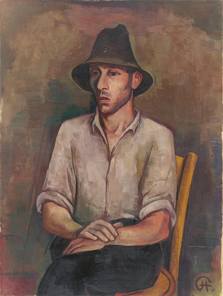 ”Tessiner Bauer” by Karl Hofer