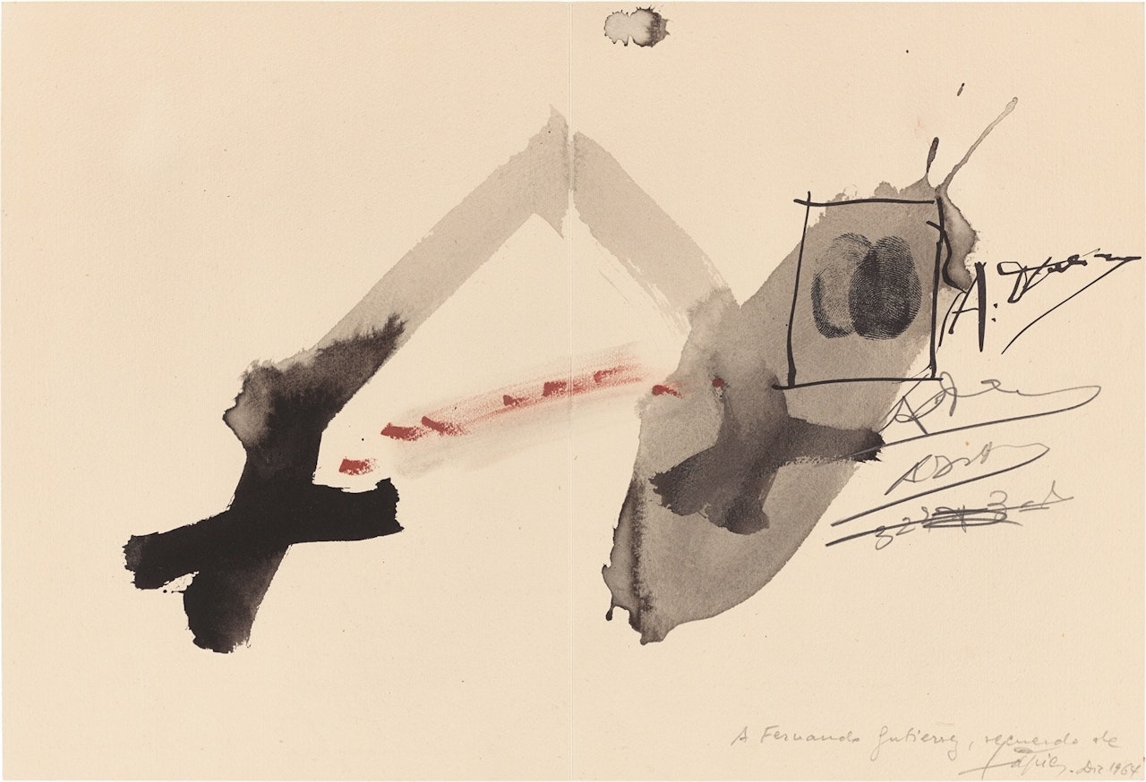 ”Sense títol” by Antoni Tapies