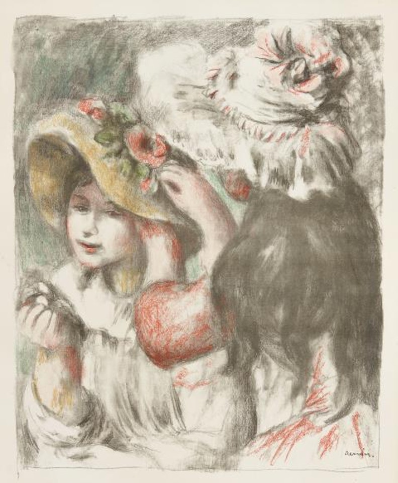 Le Chapeau Épinglé, 2e planche by Pierre-Auguste Renoir