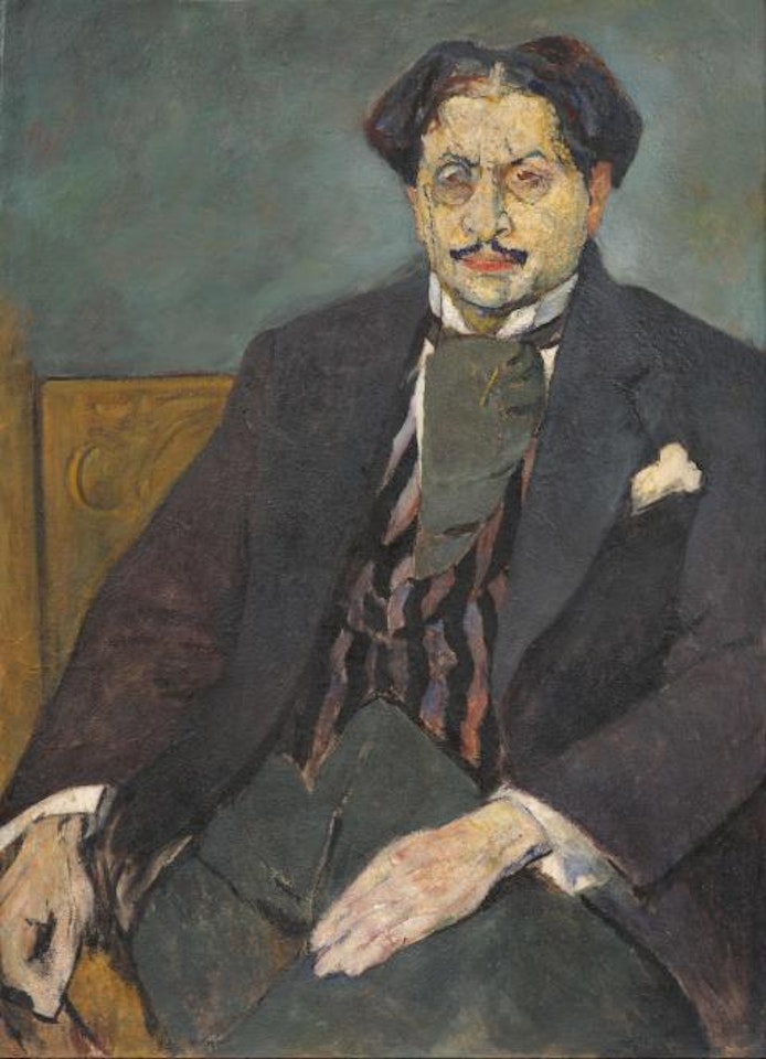 Porträt eines Mannes (Herr Hamon) by Mela Muter