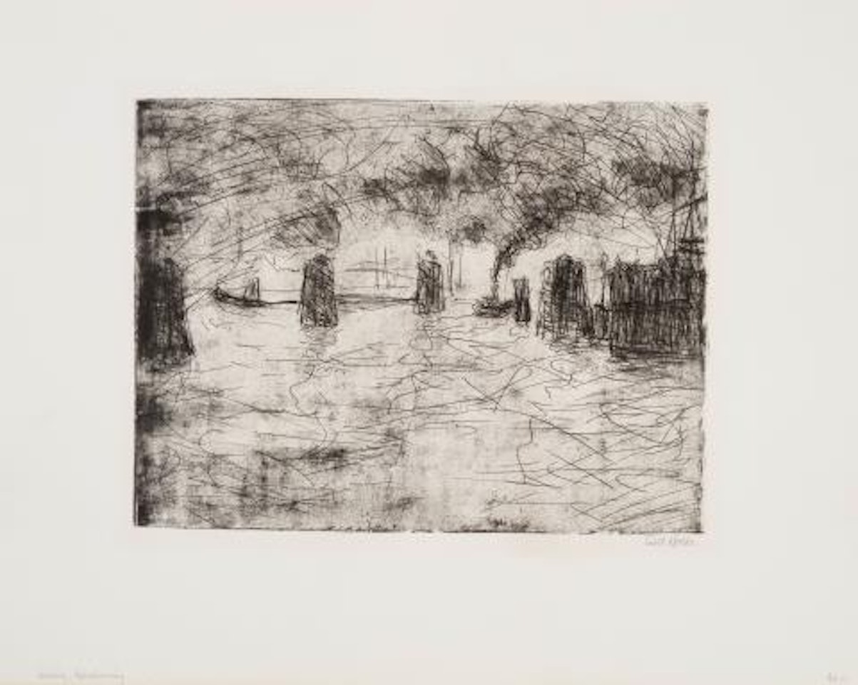 Hamburg, milde Stimmung by Emil Nolde