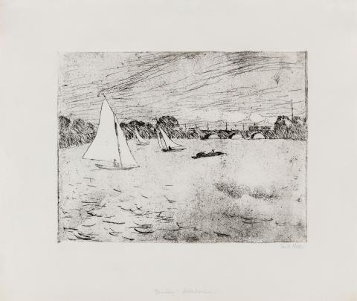 Hamburg: Alsterbassin by Emil Nolde
