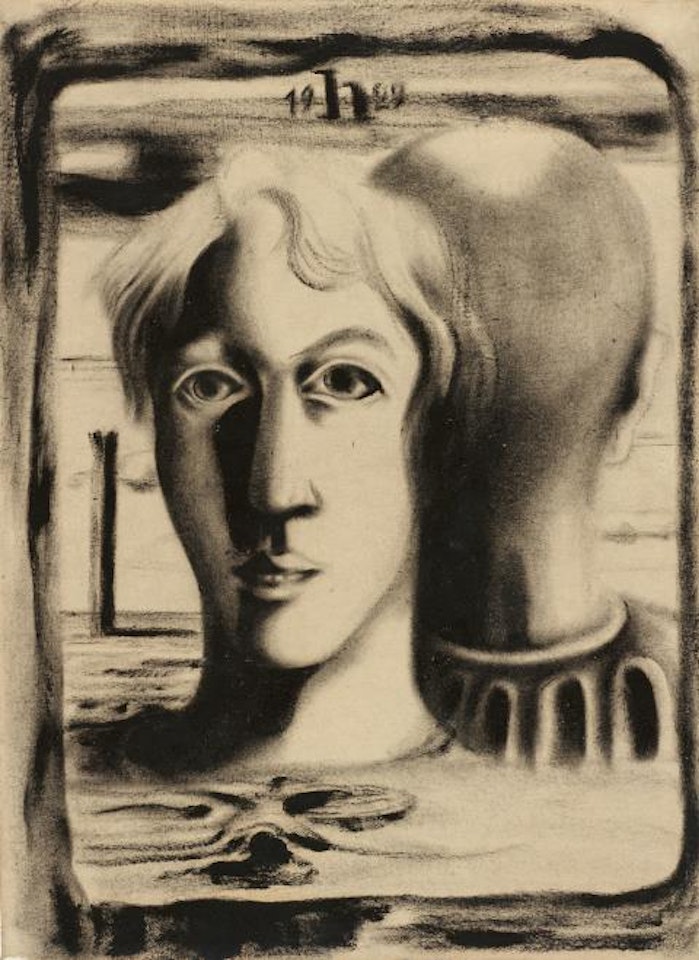 Frauenkopf by Heinrich Hoerle