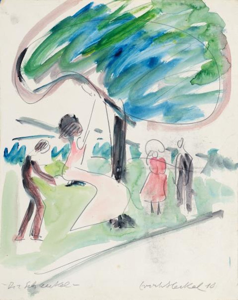 Die Schaukel by Erich Heckel