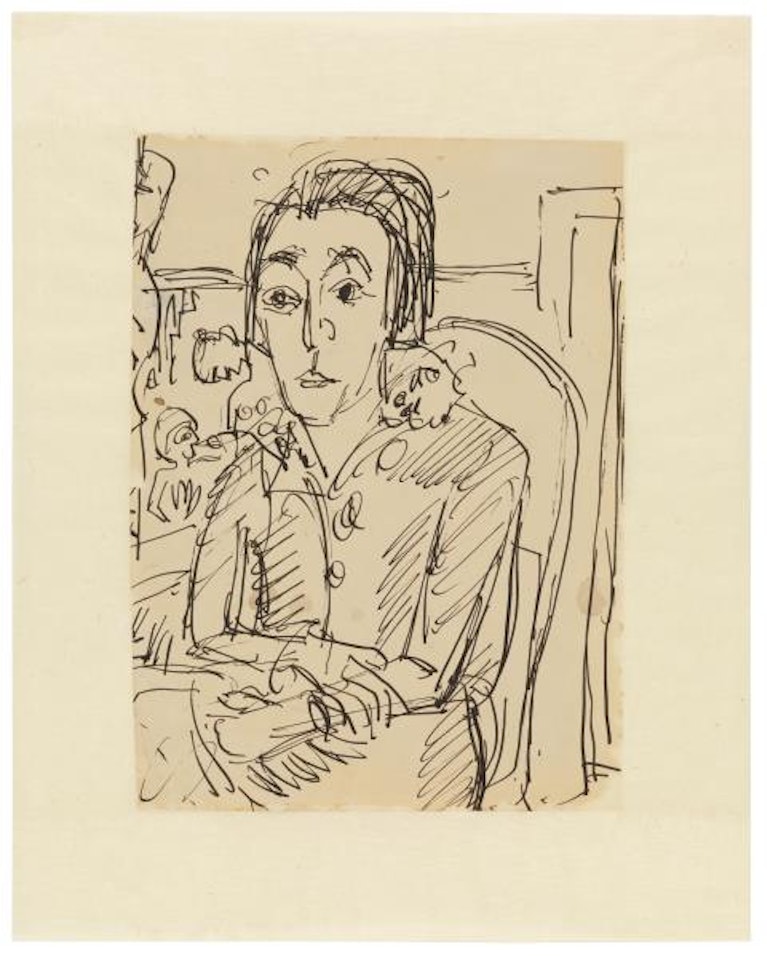 Bildnis Erna by Ernst Ludwig Kirchner