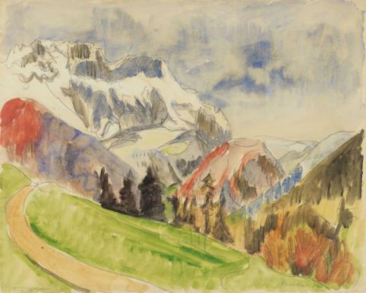 Gebirgslandschaft by Erich Heckel
