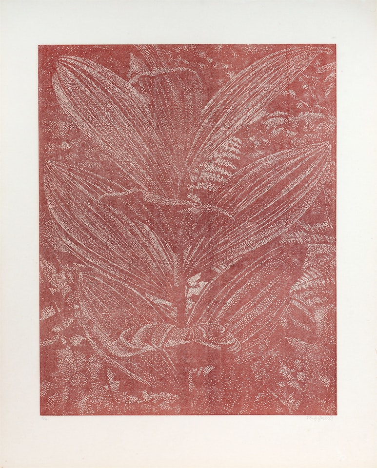 Gelber Enzian (Zinnober) by Franz Gertsch