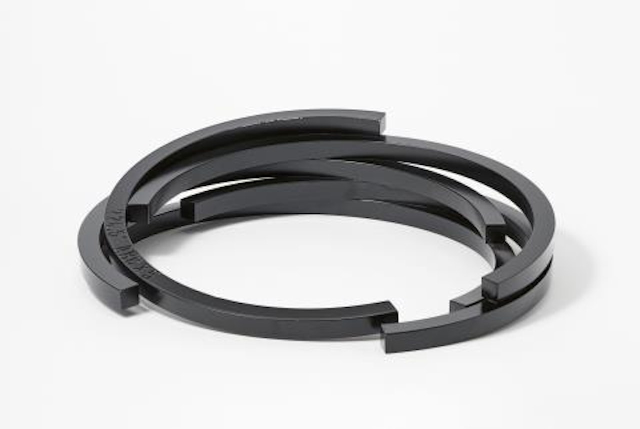 224,5° Arc x 5 by Bernar Venet