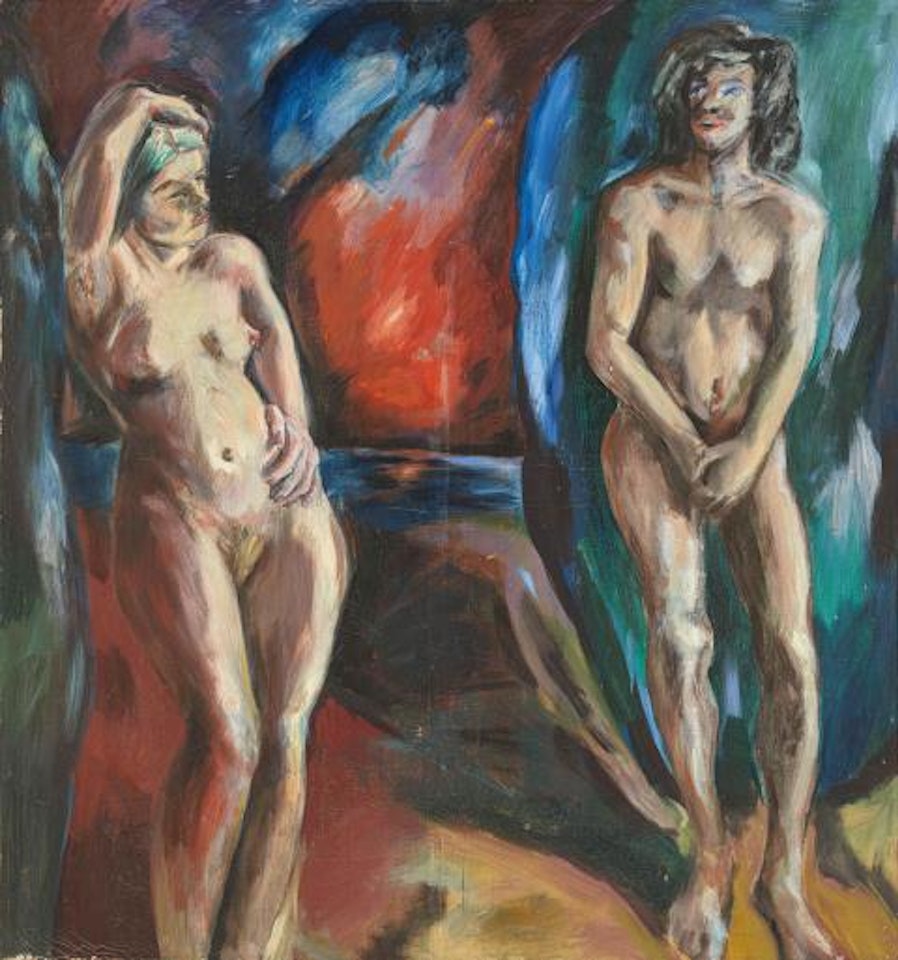 Adam und Eva by Rainer Fetting