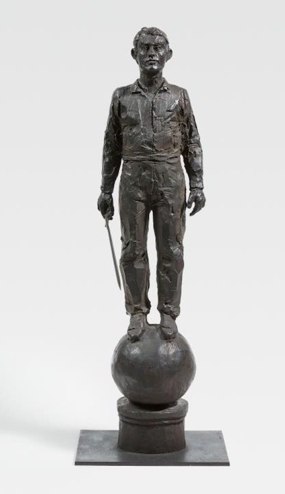 Neuer Eiserner Mann by Stephan Balkenhol