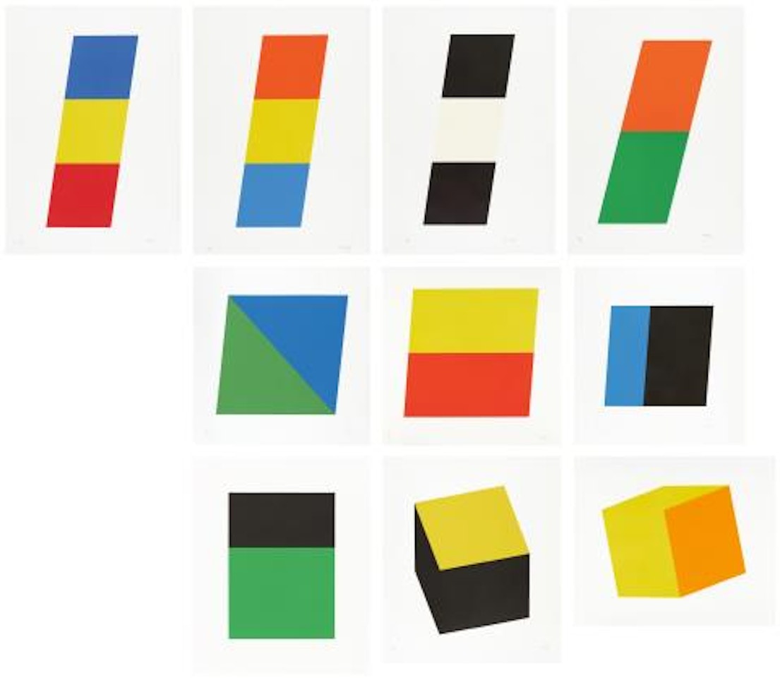 Series of Ten Lithographs by Ellsworth Kelly
