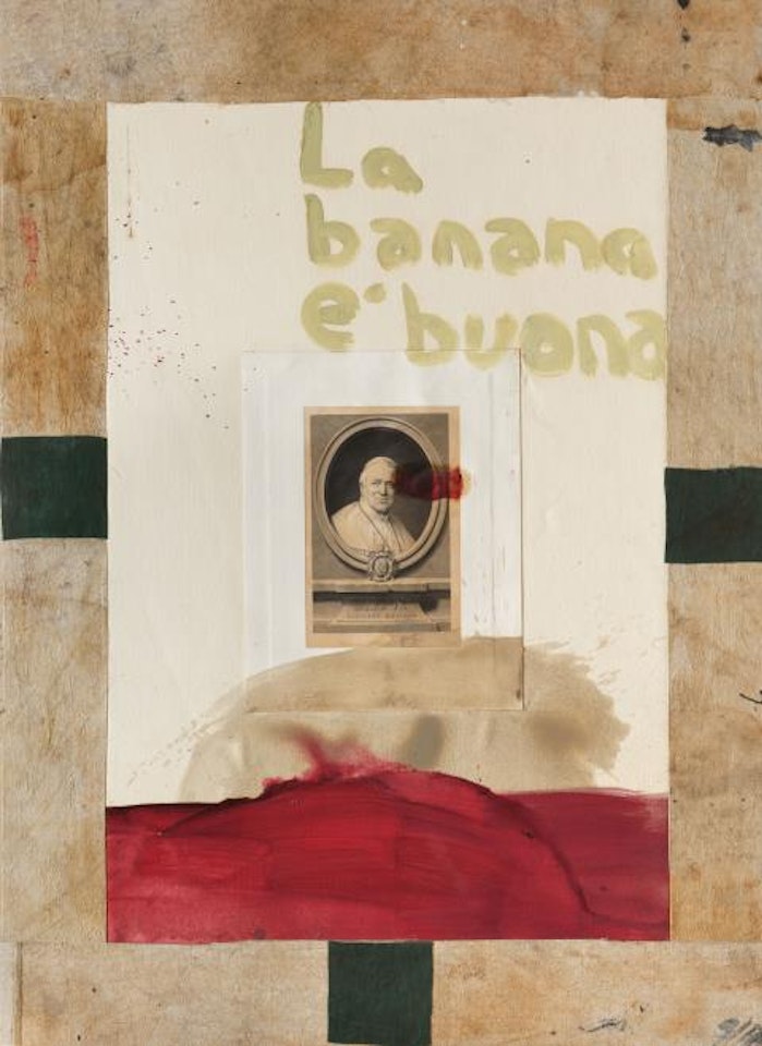 Untitled (La Banana è buona) by Julian Schnabel