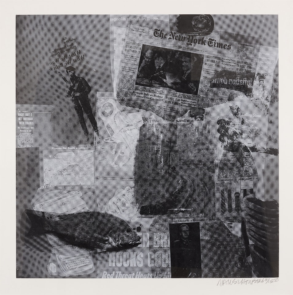 Surface Series (from: Currents) by Robert Rauschenberg