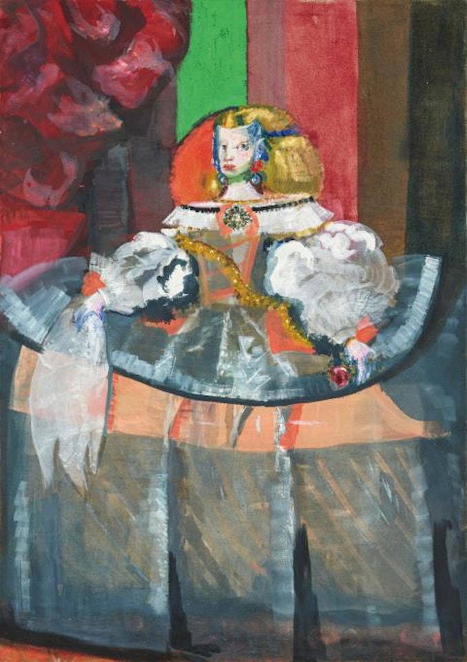 Infantin Margarita, Velázquez Inspiration by Rainer Fetting